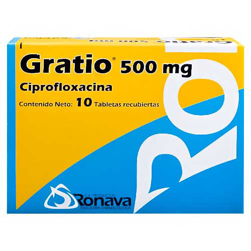 SuperMarket Sigo Costazul Ciprofloxacina Gratio Tab 500Mg X10