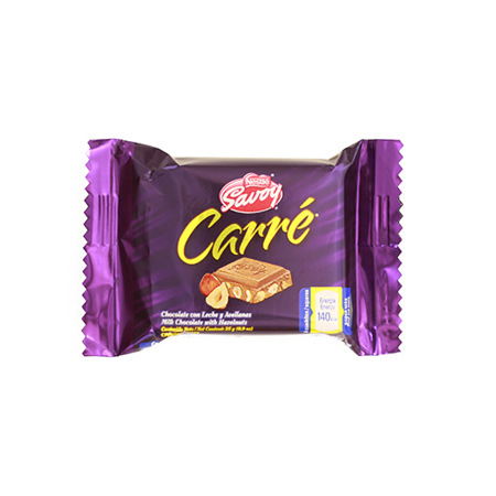 Imagen de Chocolate De Avellana Mini Carré Savoy 25 Gr.