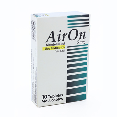 Imagen de Montelukast Airon Ped. Tab. 5Mg X10