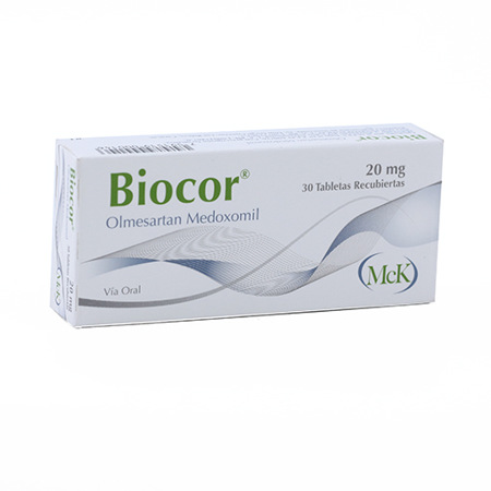 Imagen de Olmesartan Biocor Tab. 20Mg X30