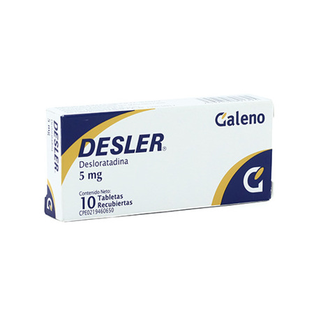 Imagen de Desloratadina Desler Tab. 5Mg X10