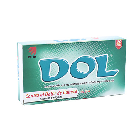 Imagen de Acetaminofén Dol Calox Tab. X20.