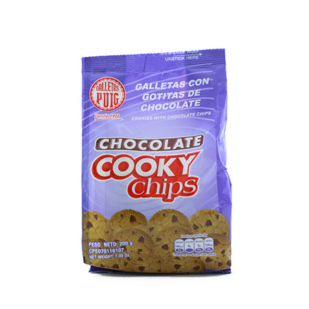 Imagen de Galletas Cooky Chips Puig 200 Gr.