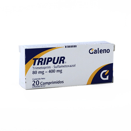 Imagen de Trimetoprim + Sulfametoxazol Tripur Comp. 80Mg-400Mg X20.