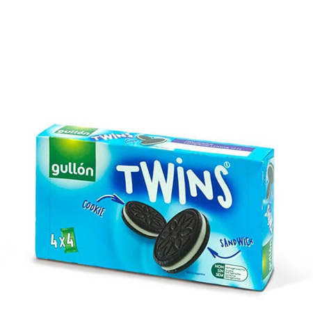 Imagen de Galleta Twins Rellena De Crema Gullón 176 Gr.