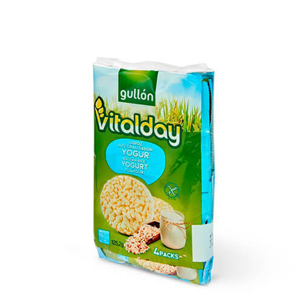 Imagen de Galleta De Arroz Integral Sabor A Yogurt Vitaday Gullón 202,5 Gr.