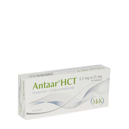 Imagen de Bisoprolol + Hct Antaar 2.5Mg/6.25Mg X30