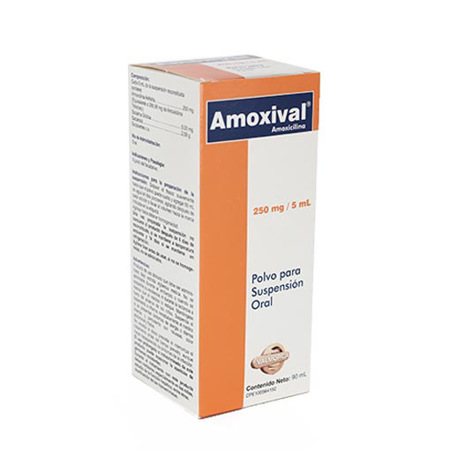 Imagen de Amoxicilina Amoxival Susp. 250Mg X90Ml