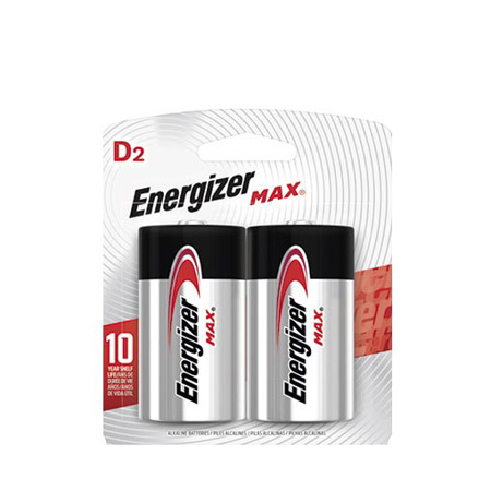 Imagen de Pilas D2 Energizer Max (2 Unidades).