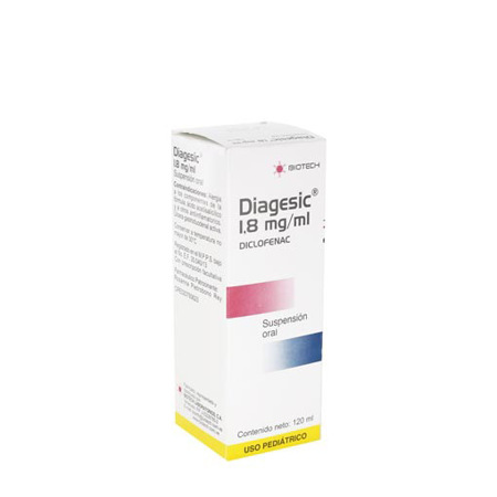 Imagen de Diclofenac Potas. Diagesic Susp. 120Ml