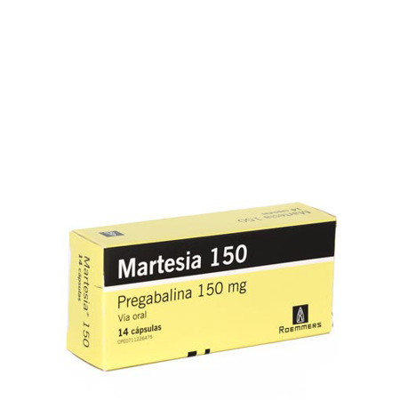 Imagen de Pregabalina Martesia Cap. 150Mg X14