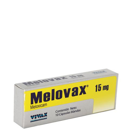 Imagen de Meloxican Melovax Cap. 15Mg X10