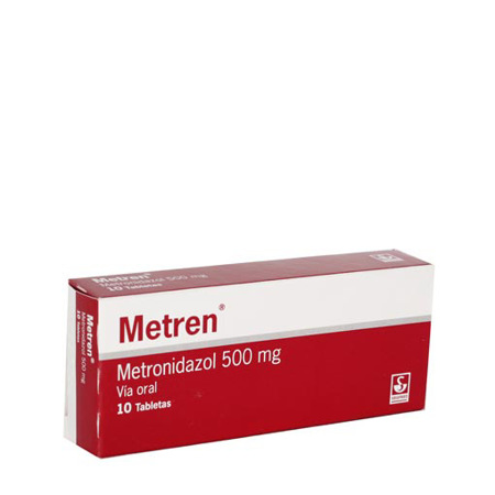 Imagen de Metronidazol Metren Tab 500Mg X10