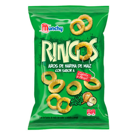 Imagen de Ringos Con Sabor A Cebolla Y Perejil Munchy 62 Gr.