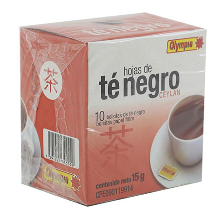 Imagen de Té Negro Olympia (10 Unidades).