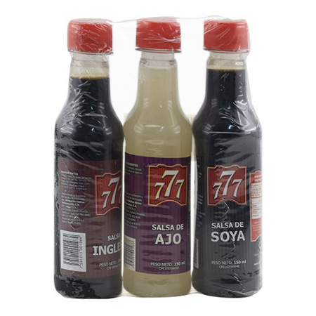 Imagen de Combo De Salsa 777 150 Ml (3 Unidades).