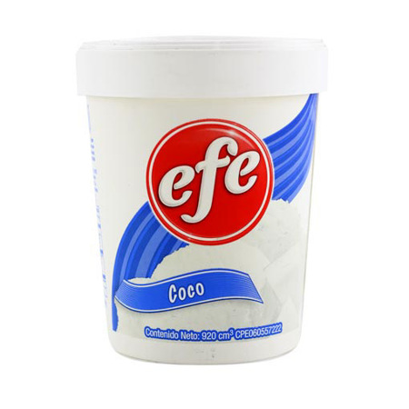 Imagen de Helado De Coco Efe 920 Gr.