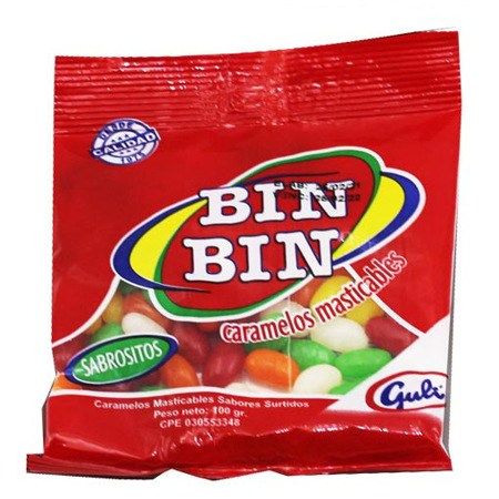 Imagen de Caramelo Bin Bin Guli 100 Gr.