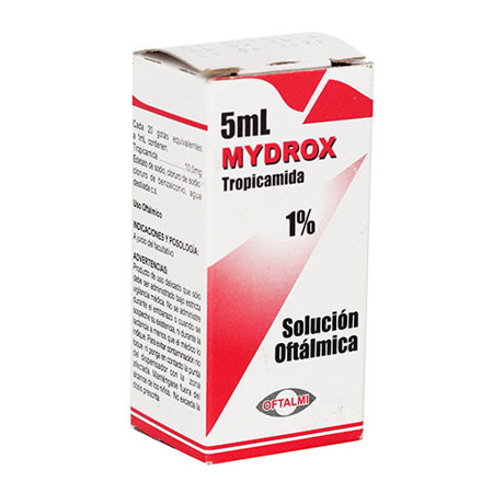 Imagen de Tropicamida Mydrox Sol. Oft. 1% X5Ml