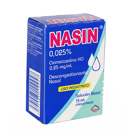 Imagen de Oximetazolina Nasin Sol. Nasal x 15Ml.