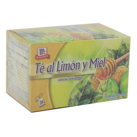 Imagen de Té Al Limón Y Miel McCormick 40 Gr.