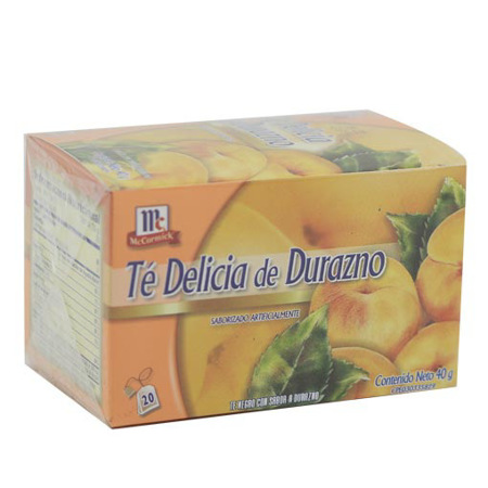 Imagen de Té Delicia De Durazno McCormick 40 Gr.