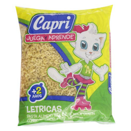 Imagen de Letritas +2 Años Capri 250 Gr.