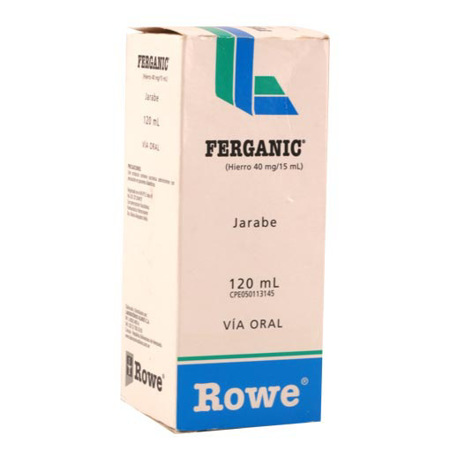 Imagen de Hierro + Ácido Folico Ferganic Jbe. 120Ml