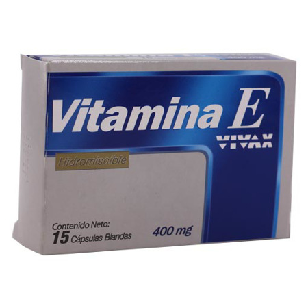 Imagen de Vit. E Cap. 400Mg X15 Vivax