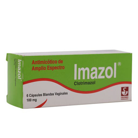 Imagen de Clotrimazol Imazol Ovulo 100Mg X6Und