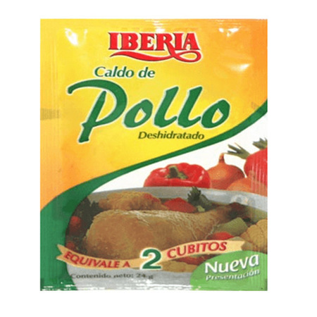 Imagen de Caldo De Pollo Deshidratado Iberia 24 Gr.