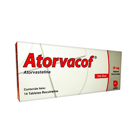 Imagen de Atorvastatina Atorvacof Tab 20Mg X14