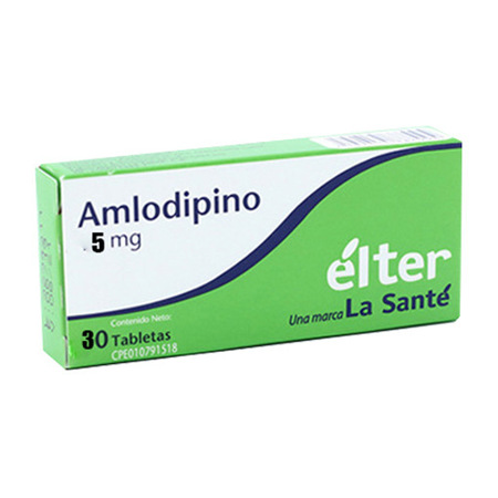 Imagen de Amlodipina Tab. 5Mg X30 La Sante