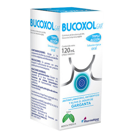 Imagen de Benzidamina Bucoxolgar Sol. Oral 120Ml