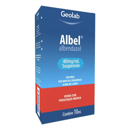 Imagen de Albendazol Albel Suspension Oral 40Mg X10Ml Geolab