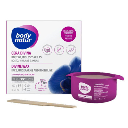 Imagen de Cera Profesional Rostro, Ingles Y Axilas Con Orquidea Body Natur 100 Gr.