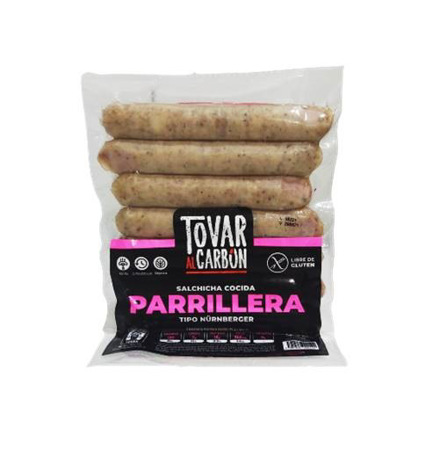 Imagen de Salchicha Cocida Parrillera Tovar Al Carbón (7 Unidades).