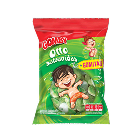 Imagen de Gomita Otto Salvavidas Manzana Gomby 100 Gr.