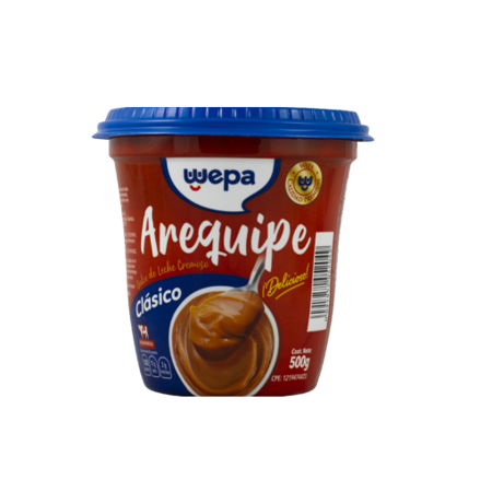 Imagen de Arequipe Clasico Wepa 500 Gr.