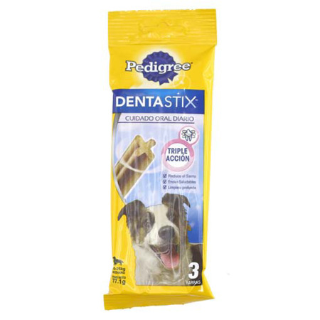 Imagen de Snack Mediano Dentastix Pedigre (3 Unidades).