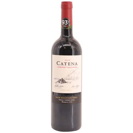 Imagen de Vino Carbernet Sauvignon Catena 0,75 L.
