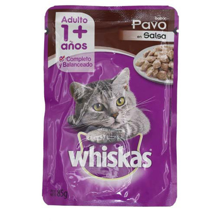 Imagen de Salsa Para Gatos Sabor A Pavo Whiskas 100 Gr.