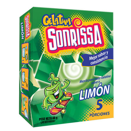 Imagen de Gelatina De Limón Sonrissa 66 Gr.