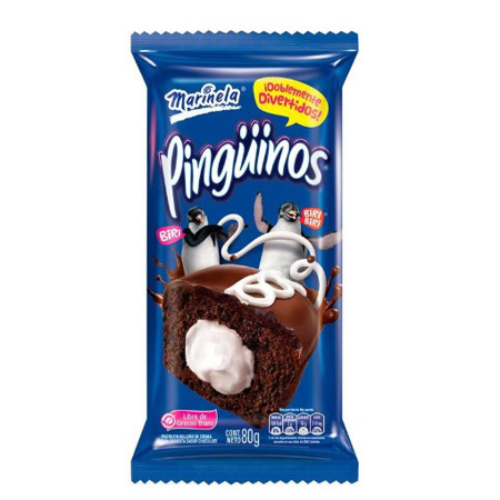 Imagen de Ponqué Pingüinos Marinela 80 Gr.