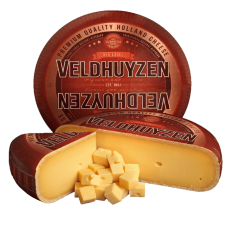 Imagen de QUESO GOUDA ROJO LABEL TORTA VELDHUYZEN 250 g