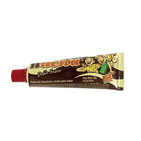 Imagen de Chocolate Doble Sabor Tubo Nucita 35 Gr.