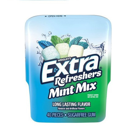 Imagen de Chiclet Mint Mix Extra (40 Unidades).