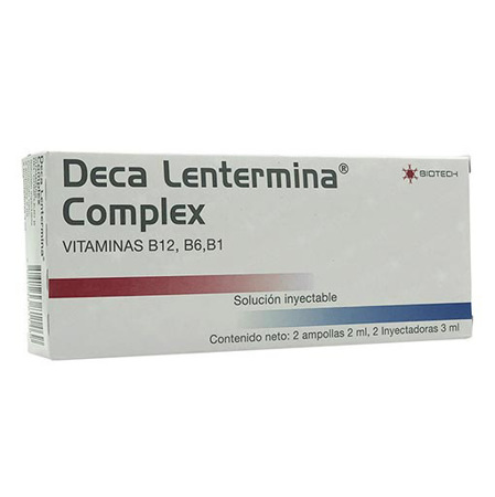 Imagen de Complejo B Deca Lentermina Complex Amp. 2Ml X3