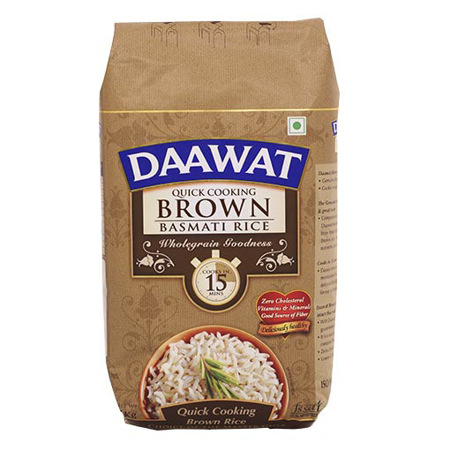 Imagen de Arroz Basmati Brown Daawat 1Kg