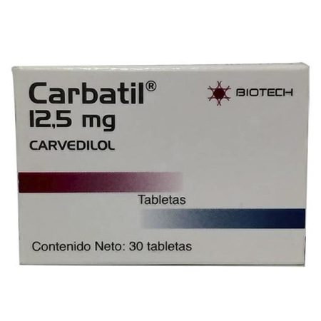 Imagen de Carvedilol Carbatil Tab. 12,5Mg X30